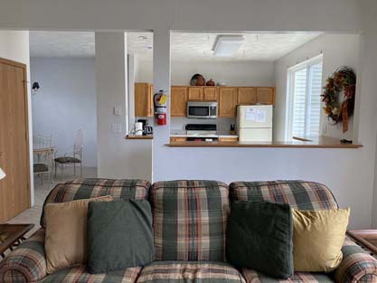 Look inside 1861 Eagles Ridge Way.  Everything you need for a great stay at Hidden Valley!